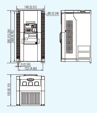 Hitachi WJ200 Series WJ200-075LF - Image 2