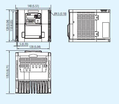 Hitachi WJ200 Series WJ200-040HF - Image 2