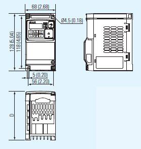 Hitachi WJ200 Series WJ200-002SF - Image 4