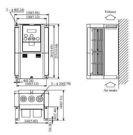 Hitachi AC Drive SJ300-007LFU - Image 2