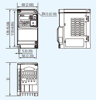 Hitachi WJ200 Series WJ200-004MF - Image 4
