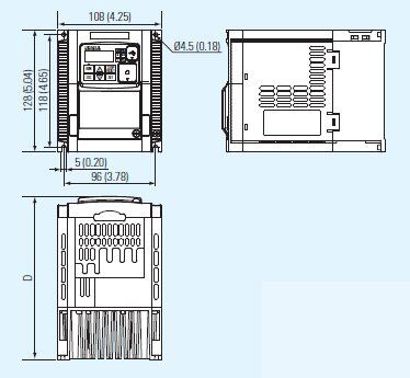 Hitachi WJ200 Series WJ200-007HF - Image 3